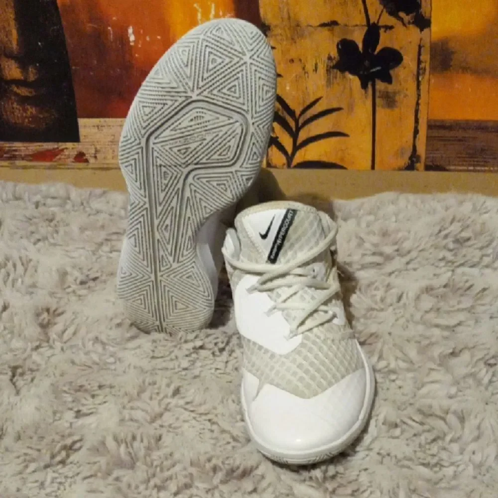 Nike Kids Cream and White Sneakers